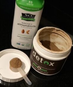 Detox Organics Chocolate Superfood Powder, Detox Cleanse for your Body, Bloating Relief, Immune Support Supplement Smoothie Detox Mix, Greens Blend Superfood, Low Carb, Vegan, Soy Free, Dairy Free 30 71yDzyVICL