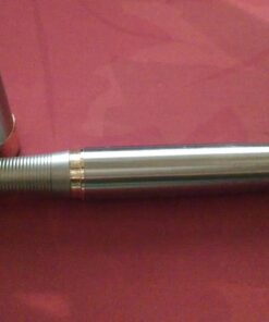 JINHAO 250 Stainless Steel Gold Trim Fountain Pen - Medium 1 47 71yEAWJIVFL