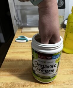 Greens Powder Smoothie Mix Purely Inspired Organic Greens Powder Superfood, Unflavored, 24 Servings (Package May Vary), 8.54 Ounce (Pack of 1) 24 Servings (Pack of 1) 47 71yERO f82L