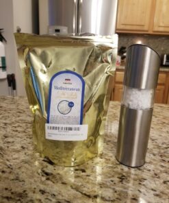 Mediterranean Sea Salt, Extra Coarse Grain 1 lb. 1.00 Pound (Pack of 1) 33 71yEdAmbbML