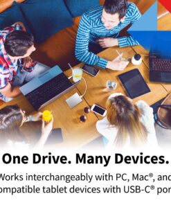 Toshiba Canvio Flex 2TB Portable External Hard Drive USB-C USB 3.0, Silver for PC, Mac, & Tablet - HDTX120XSCAA USB-C & USB 3.0 22 71yEqOMspUL 2