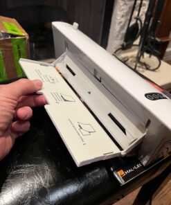 Scotch TL902VP Thermal Laminator, 1 Laminating Machine, White, Laminate Photos, Holiday Decor and Gift Tags, For Holiday, Office and School Supplies, 9 in. Laminator with 20 Pouches 40 71yF56hSwkL