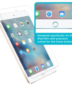 Alternative view of Tech Armor Ballistic Glass Screen Protector Designed for Apple iPad Mini 5 (2019), iPad Mini 4 (2015) 1 Pack