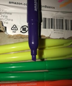 Amazon Basics Chisel Tip, Fluorescent Ink Highlighters, Assorted Colors - Pack of 12 12 Pack 46 71yG7jJ1jIL