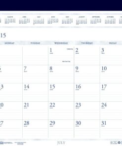 House of Doolittle July 2015 to August 2016 Academic Year Desk Pad Calendar, 22 x 17 Inches (HOD155HD-16)