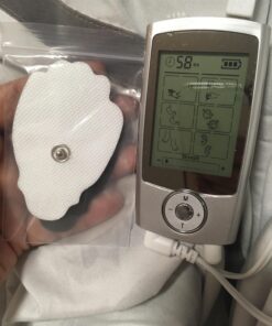 KEDSUM Dual Channel Rechargeable Tens Unit, 24 Modes Tens Unit Muscle Stimulator for Pain Relief Therapy, Electronic Pulse Massager Muscle Massager with 16 Pcs Electrode Pads 39 71yGw7DsjGL