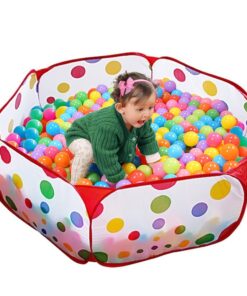 KUUQA Kids Ball Pit Pool Play Tent with Zippered Storage Bag for Toddlers, Pets 3.28Ft (Balls not Included) Red 24 71yH85YD6bL