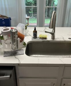 Chef'n Plastic 401-281-004 DishGarden Dish Rack, 14 x 13.25 x 6.5 inches, White/Green 36 71yHAQvz6gL