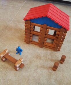 LINCOLN LOGS – Lake Union Lodge – 88 Pieces – Ages 3+ – Preschool Educational Toy 14 71yHZARPsBL