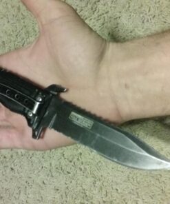 TAC Force TF-711 Series Assisted Opening Folding Knife, Half-Serrated Blade, Black Handle, 5-Inch Closed 20 71yIqdMoPQL