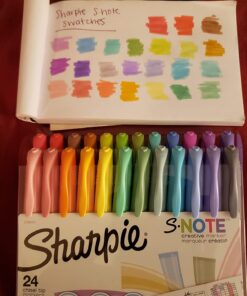 SHARPIE S-Note Creative Markers, Highlighters, Assorted Colors, Chisel Tip, 24 Count 55 71yKFf9vxoL