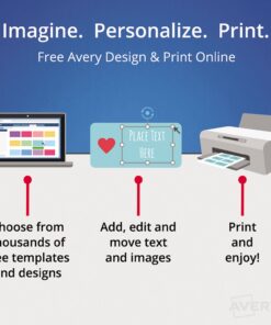 AVERY 5267 Easy Peel Return Address Labels, Laser, 1/2 x 1 3/4, White (Pack of 2000), (Model: 05267) 2,000 labels 14 71yKPsSwKTL