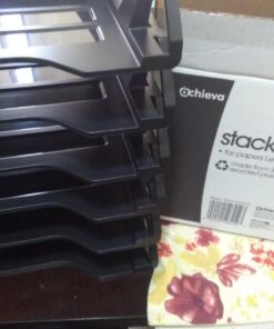 Officemate Recycled Desk Tray, Side Load, 15 1/8 x 8 7/8 x 15, Letter/A4, 6/PK (26212) 38 71yKR9tJHzL