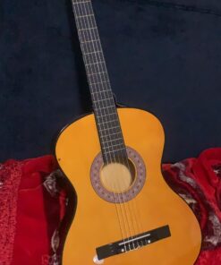 Best Choice Products 38in Beginner All Wood Acoustic Guitar Starter Kit w/Gig Bag, Digital Tuner, 6 Celluloid Picks, Nylon Strings, Capo, Cloth, Strap w/Pick Holder - Natural 28 71yL8HGf3AL