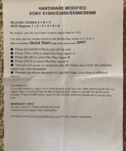 Sony BDP-S6700 4K Upscaling 3D Home Theater Streaming Blu-Ray DVD Player with Wi-Fi, Dolby Digital TrueHD/DTS, and upscaling Single 56 71yLdCk3dL