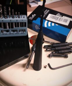 COMOWARE Screw Extractor & Left Hand Drill Bit Set- Broken Bolt Remover HSS M2, 10pcs with Metal Index Case 38 71yMXsjQEOL