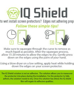 Alternative view of IQShield Matte Screen Protector Compatible with Samsung Galaxy S7 Edge Anti-Glare Anti-Bubble TPU Film