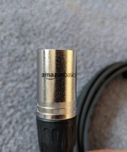 Amazon Basics XLR Microphone Cable for Speaker or PA System, All Copper Conductors, 6MM PVC Jacket, 10 Foot, Black 1-Pack 10 Feet 52 71yOoESXpOL