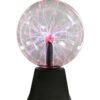 Plasma Ball Light 8" Inch, Interactive Touch Sound Response Science Lamp Orb Tabletop