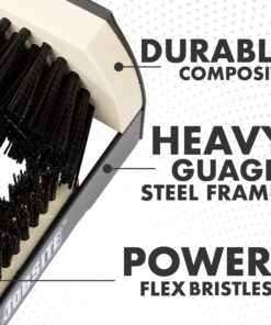 Jobsite The Original Boot Scrubber - All Weather Industrial Shoe Cleaner & Scraper Brush 1 Pack 27 71yPYD5sfL