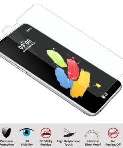 TANTEK [2-Pack Screen Protector for LG G Stylo 2 Plus/LG G Stylus 2 Plus (5.7 Inch,2016 Edition),Tempered Glass Film,Ultra Clear,Anti Scratch,Bubble Free,Case Friendly 12 71yPYMEeS0L
