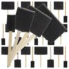 U.S. Art Supply Variety Pack Foam Sponge Wood Handle Paint Brush Set (Value Pack of 20 Brushes) - Lightweight, Durable and Great for Acrylics, Stains, Varnishes, Crafts, Art 37 71yPi7YTesL