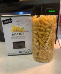 ComSaf Airtight Canisters for Bulk Food Storage Set of 3-17/22/43oz, BPA Free High Borosilicate Glass Cookies Jar with Bamboo Lid, Cylinder Cereal Container with Sealing 17oz/22oz/43oz 61 71yPiRU9htL