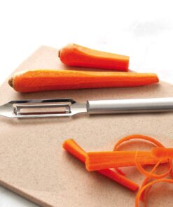 Rada Cutlery Vegetable Peeler Stainless Steel Blade with Aluminum Made in The USA, 7-1/4 Inches, 8, Silver Handle 9 71yPtzAaRuL