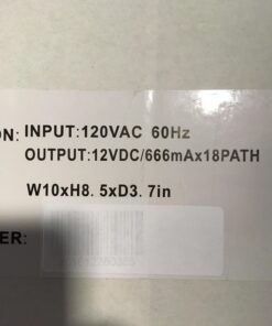 InstallerCCTV 18 Channel 29 Amp 12V DC CCTV Distributed Power Supply Box for Security Camera, DVRs. UL Listed 29 71yQSn7QgvL