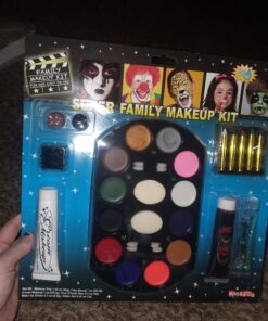 Kangaroo Halloween Super Family Makeup Kit: Professional SFX Face & Body Paint for Zombie Cosplay, Injuries, & Blood Effects 73 71yQctbaW6L