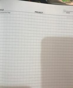 BookFactory Engineering Notebook/Engineer Graph Paper Notebook/Quadrille 4 X 4 Quad Ruled Book - 96 Pages (.25" Lab Grid Format), 8" x 10", Black Cover, Smyth Sewn Hardbound (LIRPE-096-SGR-A-LKT4) 15 71yRiBYiTRL