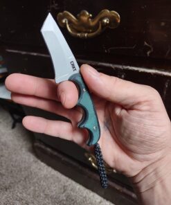 COLUMBIA RIVER KNIFE & TOOL CRKT Minimalist Tanto Neck Knife: Compact Fixed Blade Knife, Folts Utility Knife with Bead Blast Blade, Resin Infused Fiber Handle, and Sheath 2386 41 71yS3QFoblL 1