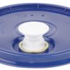 Hudson Exchange Lid with Spout and Gasket for 3.5, 5, 6, and 7 gal Buckets, HDPE, Blue 1 Pack 4 71yT3vOWJaL