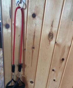 Black Mountain Products Resistance Band Set with Door Anchor, Ankle Strap, Exercise Chart, and Carrying Case 51 71yUe6ct8CL