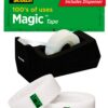 Scotch Magic Tape, 6 Rolls with Dispenser, Numerous Applications, Invisible, Engineered for Repairing, 3/4 x 1000 Inches, Boxed (810K6C38) 25 71yUerkCSZS