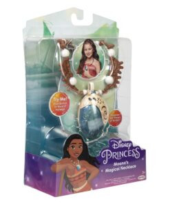 Disney Princess Disney Moana Necklace Light Up Magical Seashell Heart of Te Fiti 34 71yVF79 JL
