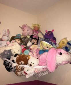 Baby Buddy Up and Away Kids Stuffed Animal Hammock Storage Organizer, Organizers and Storage for Baby Items, Display and Organize Children's Stuffed Animals, Stretches Up to 5 Feet, White, Pack of 1 1 Count (Pack of 1) 9 71yVgQ4l2qL