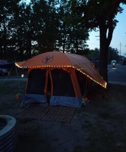 Brightown Solar String Lights, 2 Packs Total 66Ft 200 LED Solar Fairy Lights with 8 Modes, Waterproof Solar Lights for Outside Patio Yard Tree Wedding Christmas(Warm White) 33FT*2Packs Warm White 52 71yVzYaQtL