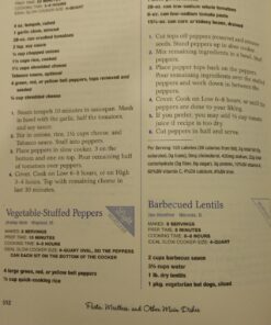 Fix-It and Forget-It Big Cookbook: 1400 Best Slow Cooker Recipes! 49 71yWGlCKycL