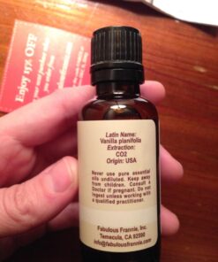 Fabulous Frannie Vanilla Essential Oil Great Scent for The Spa and Home 30ml (Pack of 1) 30 71yWOALNdZL