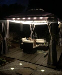 Solar Glass Brick Light,Ice Cube Lights,LED Landscape Light Buried Light Square Cube,Frosted Glass Light for Christmas Outdoor Path Road Yard 4 pcs (Warm White) Warm White 23 71yWakJ1CVL