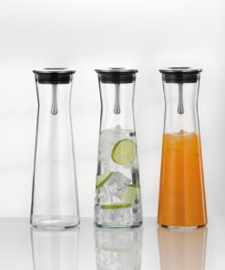 Simax Jug Decanter for Water INDIS 1.1L Wine Juice, Metal klid, one size, clear 13 71yY82CKFtL