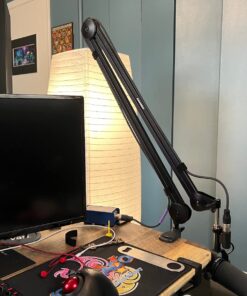 Samson MBA28 28” Broadcasting Microphone Boom Arm for Podcasting and Streaming,Black 28" 68 71yaGwypLdL