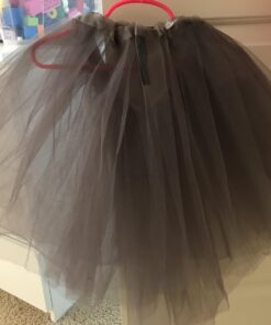 Simplicity Women's Adult Classic Elastic 3 or 4 Layered Tulle Tutu Skirt One Size 3 Layered_silver Grey 13 71yaHYd6hKL