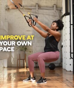 Alternative view of TRX GO Suspension Trainer System, Full-Body Workout for All Levels & Goals, Lightweight & Portable, Fast, Fun & Effective Workouts, Home Gym Equipment or for Outdoor Workouts, Grey