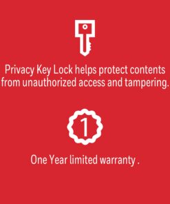 Honeywell Safes & Door Locks 6104 Fire Resistant Steel Security Safe Box with Key Lock, 0.17-Cubic Feet, Black 18 71yb9XTuc7L