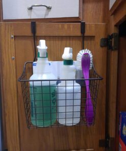 Spectrum Grid Over The Cabinet Wire Storage Basket Large (Bronze) - Organizer for Bathroom, Kitchen, Under Sink, Pantry, Hair Tools, & More 34 71ybDXP5FaL