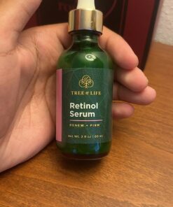 Tree of Life Retinol Serum for Face w/Hydrating Hyaluronic Acid for Wrinkle Soothing, Fine Lines & Dark Spots - 2 Fl Oz - Renew & Reset Nighttime Serums - Dermatologist Tested Facial Skin Care 2 Fl Oz (Pack of 1) 46 71ycZ6FW71L