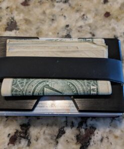 ROCO MINIMALIST Aluminum Slim Wallet RFID BLOCKING Money Clip - No.2 Black 65 71ycmi7JmSL