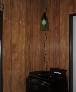 Quart Open Bottom Mason Jar Pendant Lamp - Rustic Brown 25 71ydFVWHlL